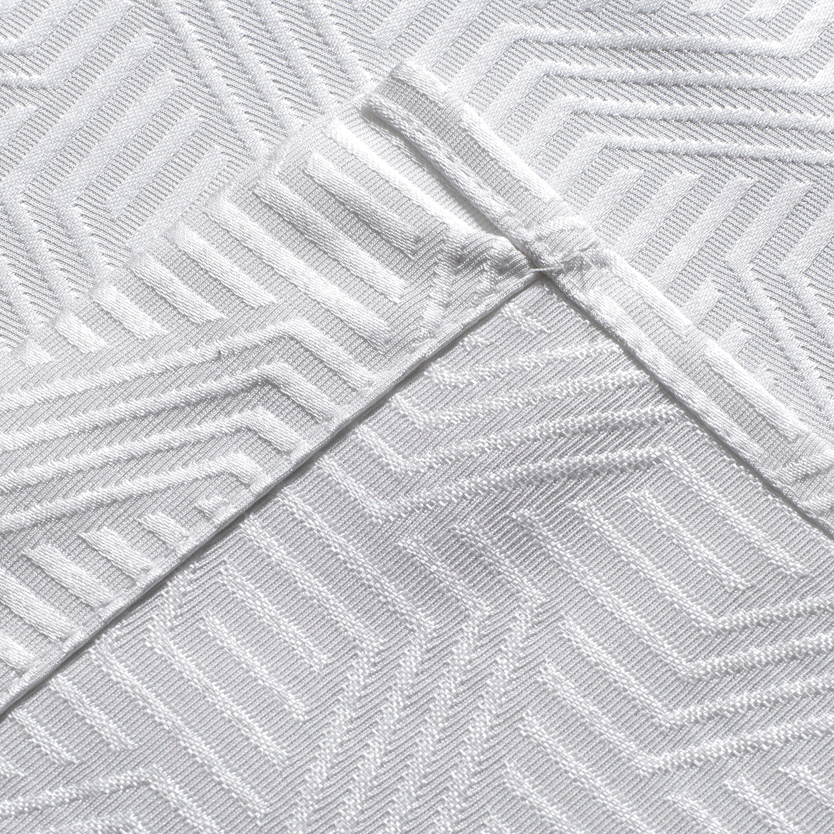 Dainty Home Monte Carlo 3D Embossed Intricate Trellis Design Room Darkening Grommet Panel Pair