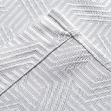 Load image into Gallery viewer, Dainty Home Monte Carlo 3D Embossed Intricate Trellis Design Room Darkening Grommet Panel Pair