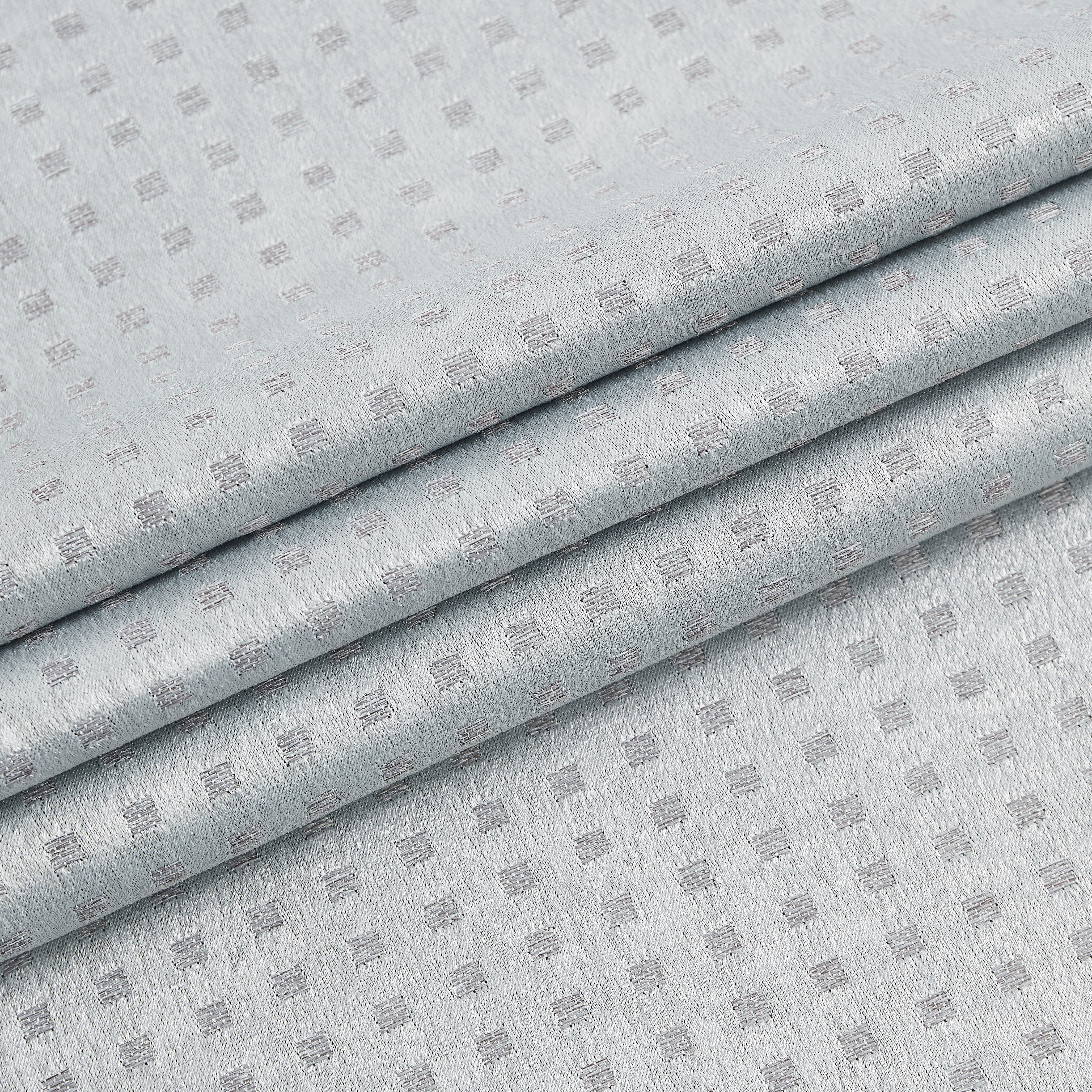 Dainty Home Times Square 3D Woven Basketweave Design Blackout Thermal Insulated Grommet Panel Pair