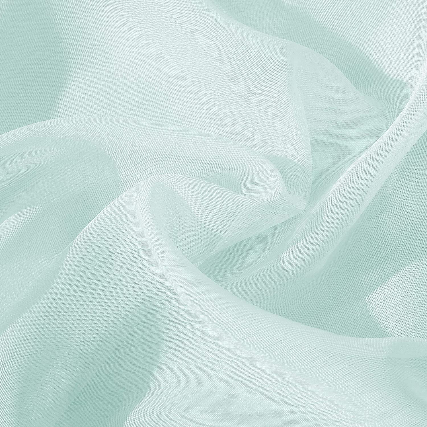 Dainty Home Malibu Solid Airy & Breathable Semi-Sheer Light Filtering Extra Wide Grommet Panel Pair