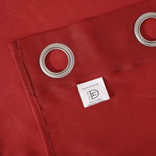 Load image into Gallery viewer, Dainty Home Malibu Solid Airy & Breathable Semi-Sheer Light Filtering Extra Wide Grommet Set Of 4 Window Panels