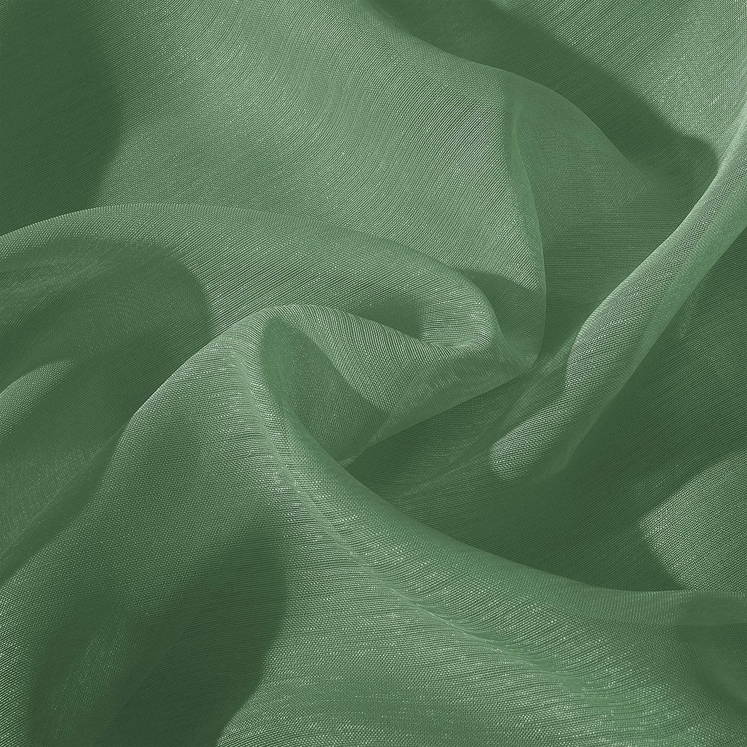 Dainty Home Malibu Solid Airy & Breathable Semi-Sheer Light Filtering Extra Wide Grommet Set Of 4 Window Panels