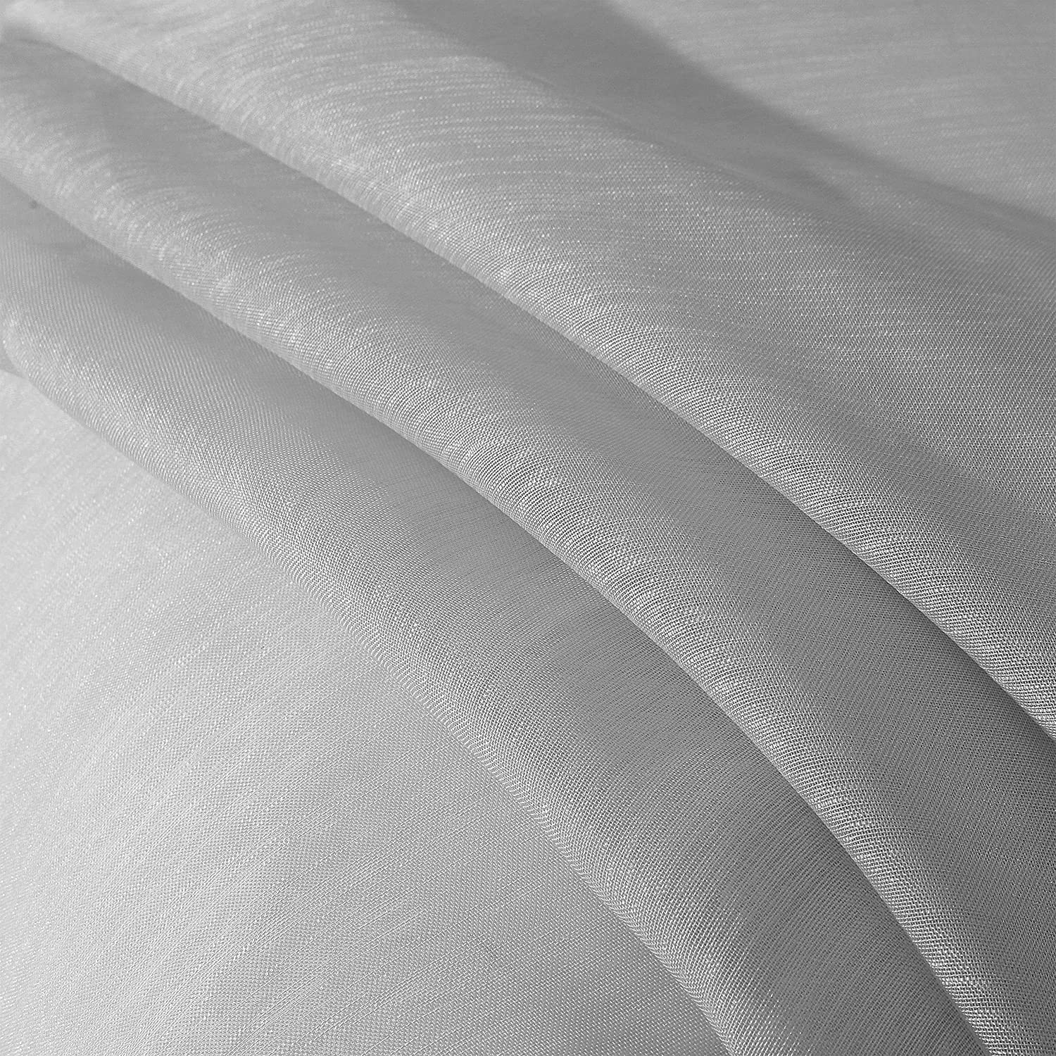 Dainty Home Malibu Solid Airy & Breathable Semi-Sheer Light Filtering Extra Wide Grommet Panel Pair