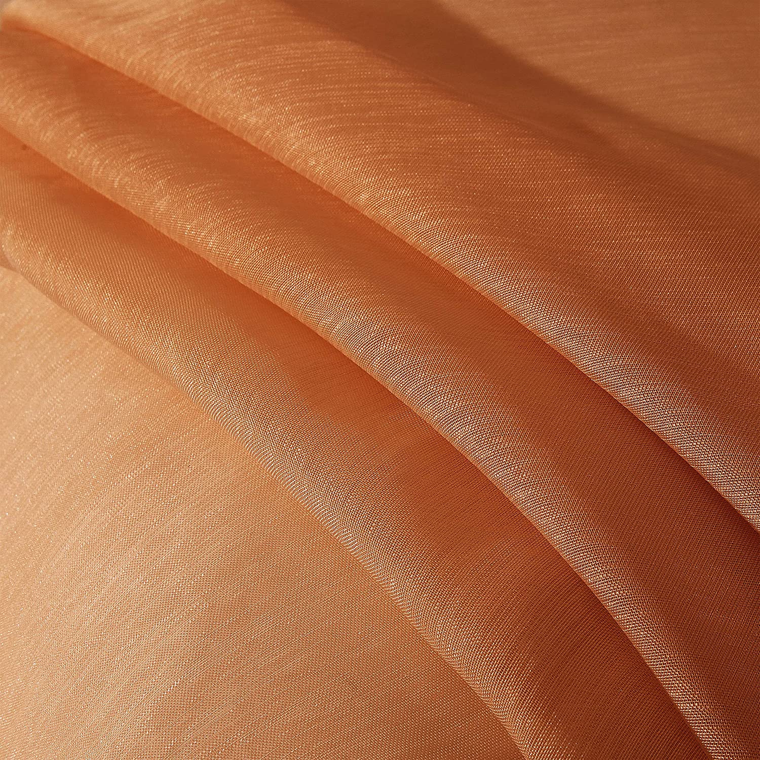 Dainty Home Malibu Solid Airy & Breathable Semi-Sheer Light Filtering Extra Wide Grommet Set Of 4 Window Panels