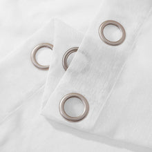 Load image into Gallery viewer, Dainty Home Malibu Solid Airy & Breathable Semi-Sheer Light Filtering Extra Wide Grommet Set Of 4 Window Panels