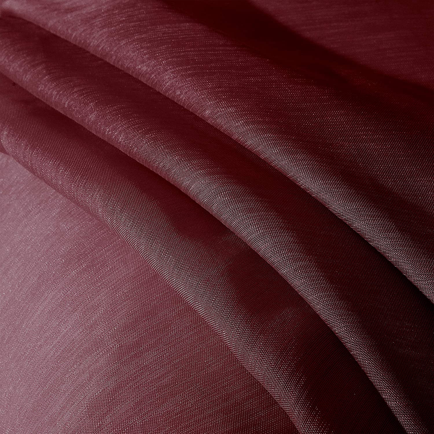 Dainty Home Malibu Solid Airy & Breathable Semi-Sheer Light Filtering Extra Wide Grommet Set Of 4 Window Panels