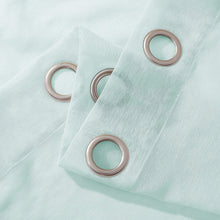 Load image into Gallery viewer, Dainty Home Malibu Solid Airy & Breathable Semi-Sheer Light Filtering Extra Wide Grommet Panel Pair