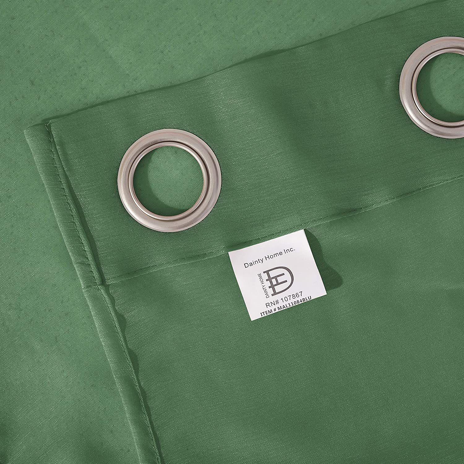 Dainty Home Malibu Solid Airy & Breathable Semi-Sheer Light Filtering Extra Wide Grommet Set Of 4 Window Panels