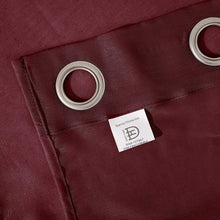 Load image into Gallery viewer, Dainty Home Malibu Solid Airy & Breathable Semi-Sheer Light Filtering Extra Wide Grommet Set Of 4 Window Panels