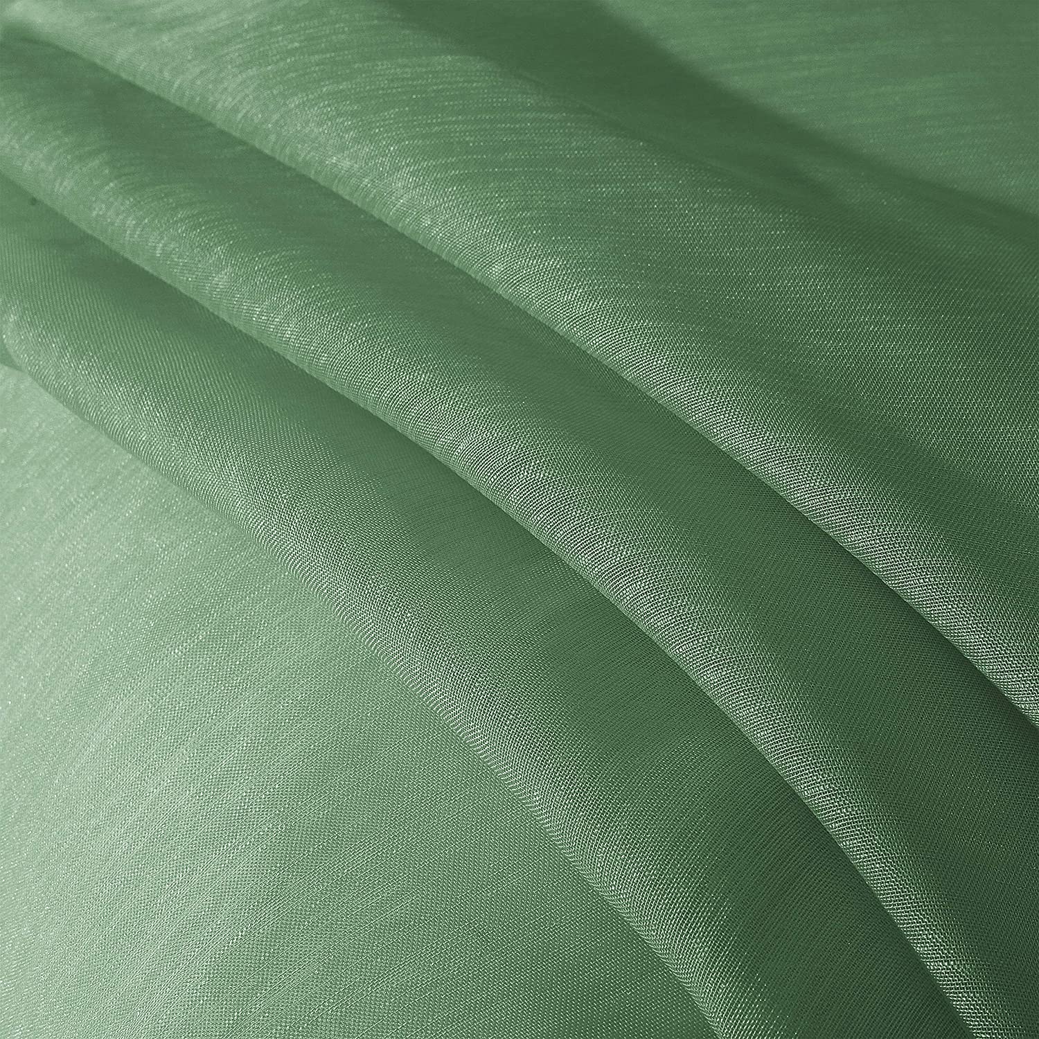 Dainty Home Malibu Solid Airy & Breathable Semi-Sheer Light Filtering Extra Wide Grommet Panel Pair