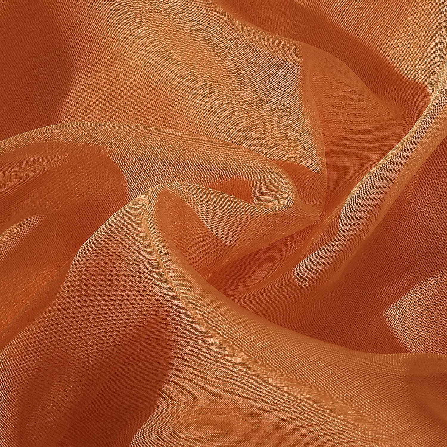 Dainty Home Malibu Solid Airy & Breathable Semi-Sheer Light Filtering Extra Wide Grommet Set Of 4 Window Panels