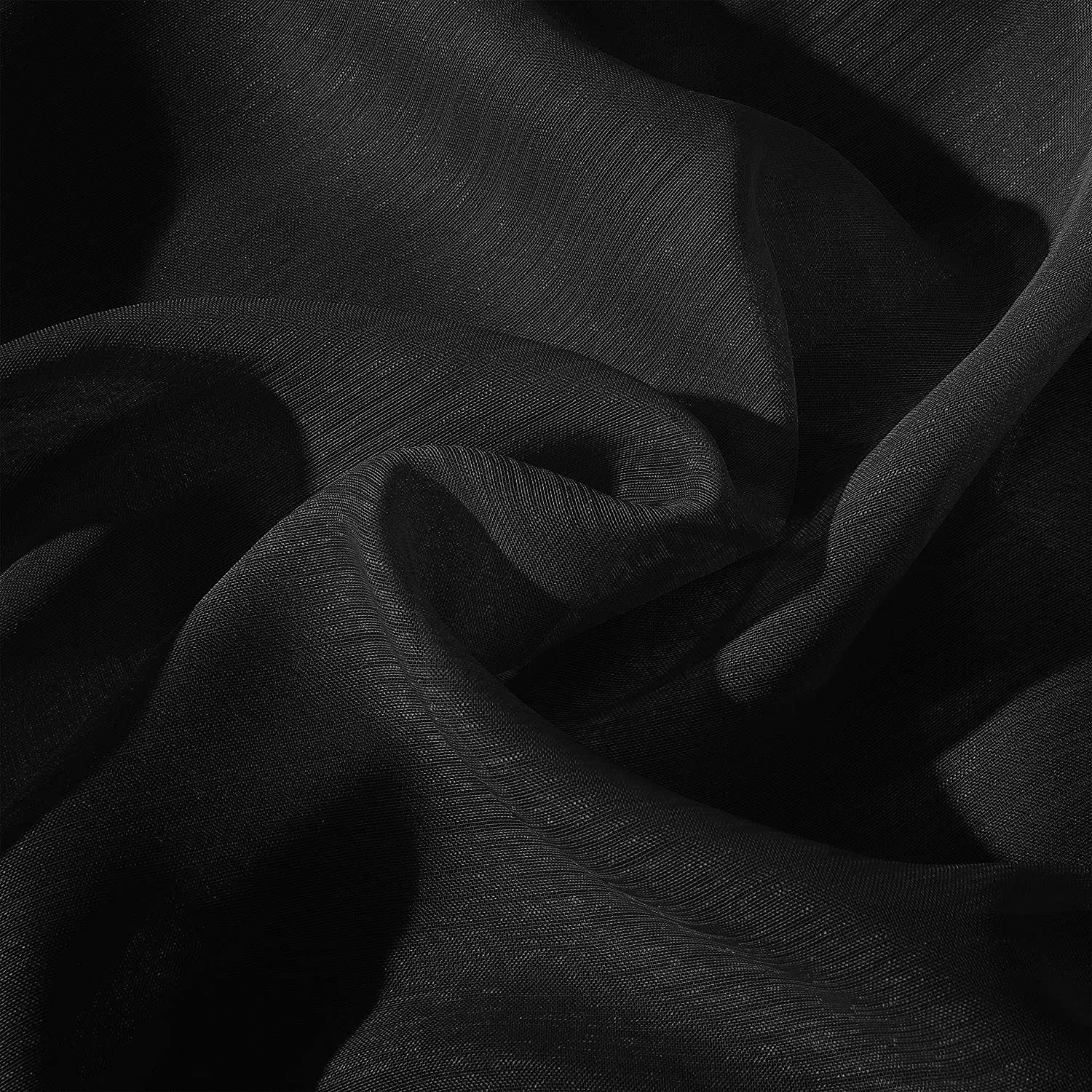 Dainty Home Malibu Solid Airy & Breathable Semi-Sheer Light Filtering Extra Wide Grommet Panel Pair