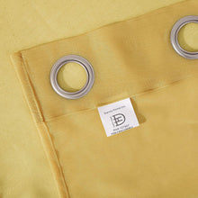 Load image into Gallery viewer, Dainty Home Malibu Solid Airy & Breathable Semi-Sheer Light Filtering Extra Wide Grommet Set Of 4 Window Panels