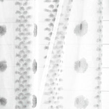 Load image into Gallery viewer, Dainty Home Cloud Modern 3D Linen-Look Fabric Shower Curtain With 3D Cotton Like Puffs