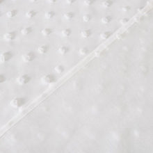 Load image into Gallery viewer, Dainty Home Ashley Modern 3D Linen-Look Fabric Shower Curtain With 3D Gradient Smaller to Bigger Cotton Like Puffs