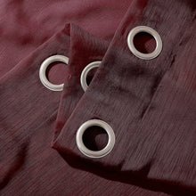 Load image into Gallery viewer, Dainty Home Malibu Solid Airy & Breathable Semi-Sheer Light Filtering Extra Wide Grommet Panel Pair