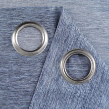 Load image into Gallery viewer, Dainty Home Barcelona Boho Sateen 3D Microstripes Design Room Darkening Grommet Panel Pair