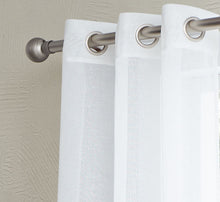 Load image into Gallery viewer, Dainty Home Shadow Ombre Linen Look Boho Gradient Linen Textured Grommet Panel Pair