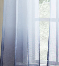 Load image into Gallery viewer, Dainty Home Shadow Ombre Linen Look Boho Gradient Linen Textured Grommet Panel Pair