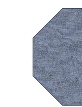 Load image into Gallery viewer, Dainty Home Amalfi Faux Leather Reversible 2 Pattern 15" x 15" Octagon Placemat Set