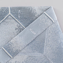 Load image into Gallery viewer, Dainty Home Tiles 3D Embossed Textured Lustrous Lurex Tile Designed Fabric Shower Curtain