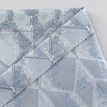 Load image into Gallery viewer, Dainty Home Topaz 3D Embossed Textured Lustrous Lurex Geometric Designed Fabric Shower Curtain