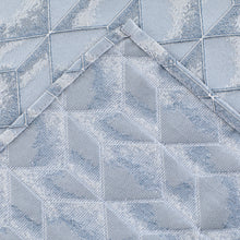 Load image into Gallery viewer, Dainty Home Topaz 3D Embossed Textured Lustrous Lurex Geometric Designed Fabric Shower Curtain