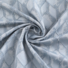 Load image into Gallery viewer, Dainty Home Topaz 3D Embossed Textured Lustrous Lurex Geometric Designed Fabric Shower Curtain