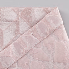 Load image into Gallery viewer, Dainty Home Topaz 3D Embossed Textured Lustrous Lurex Geometric Designed Fabric Shower Curtain