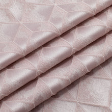 Load image into Gallery viewer, Dainty Home Topaz 3D Embossed Textured Lustrous Lurex Geometric Designed Fabric Shower Curtain