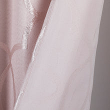 Load image into Gallery viewer, Dainty Home Carly Contemporary Luxurious Satin Embroidered Damask Design Room Darkening Grommet Panel Pair