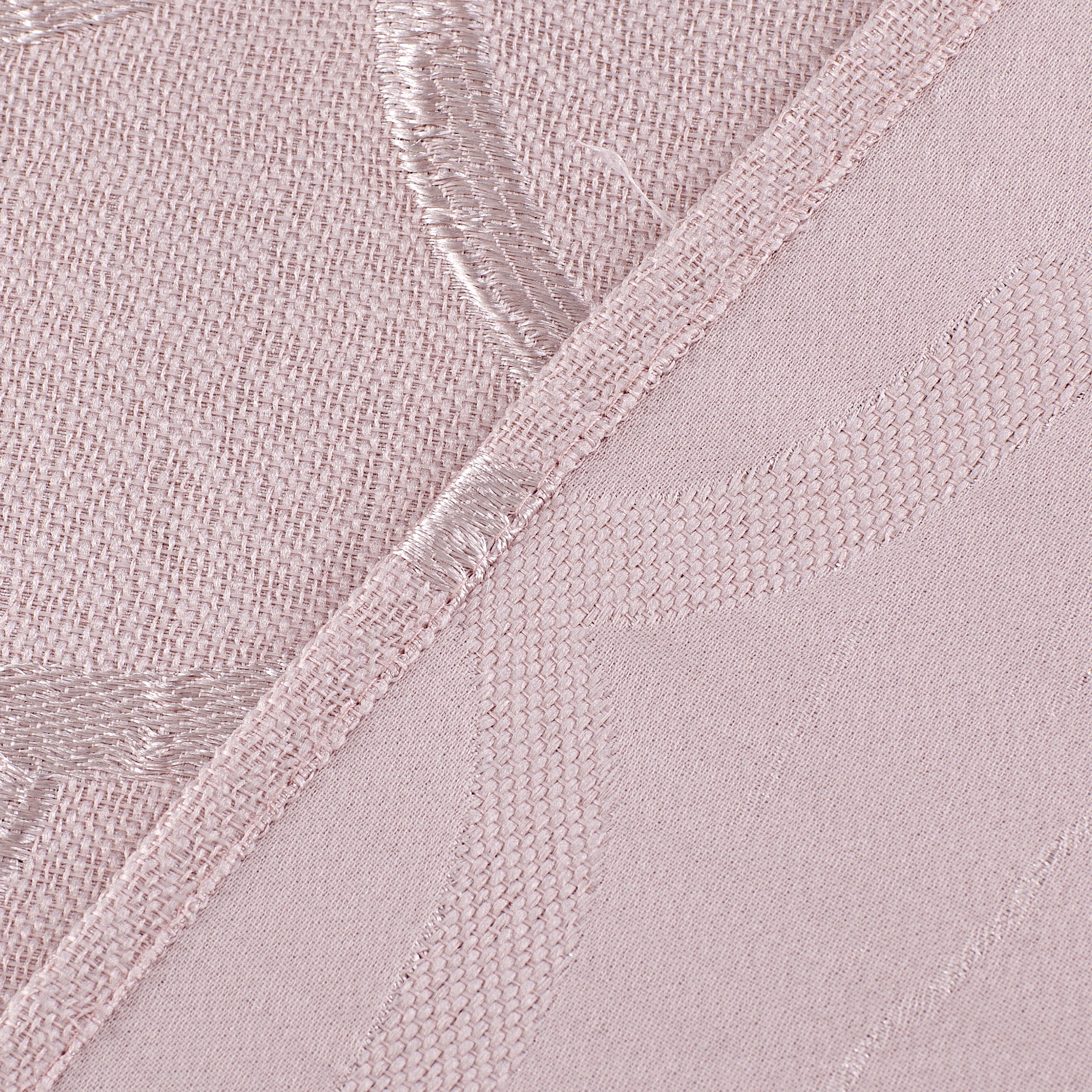 Dainty Home Carly Contemporary Luxurious Satin Embroidered Damask Design Room Darkening Grommet Panel Pair