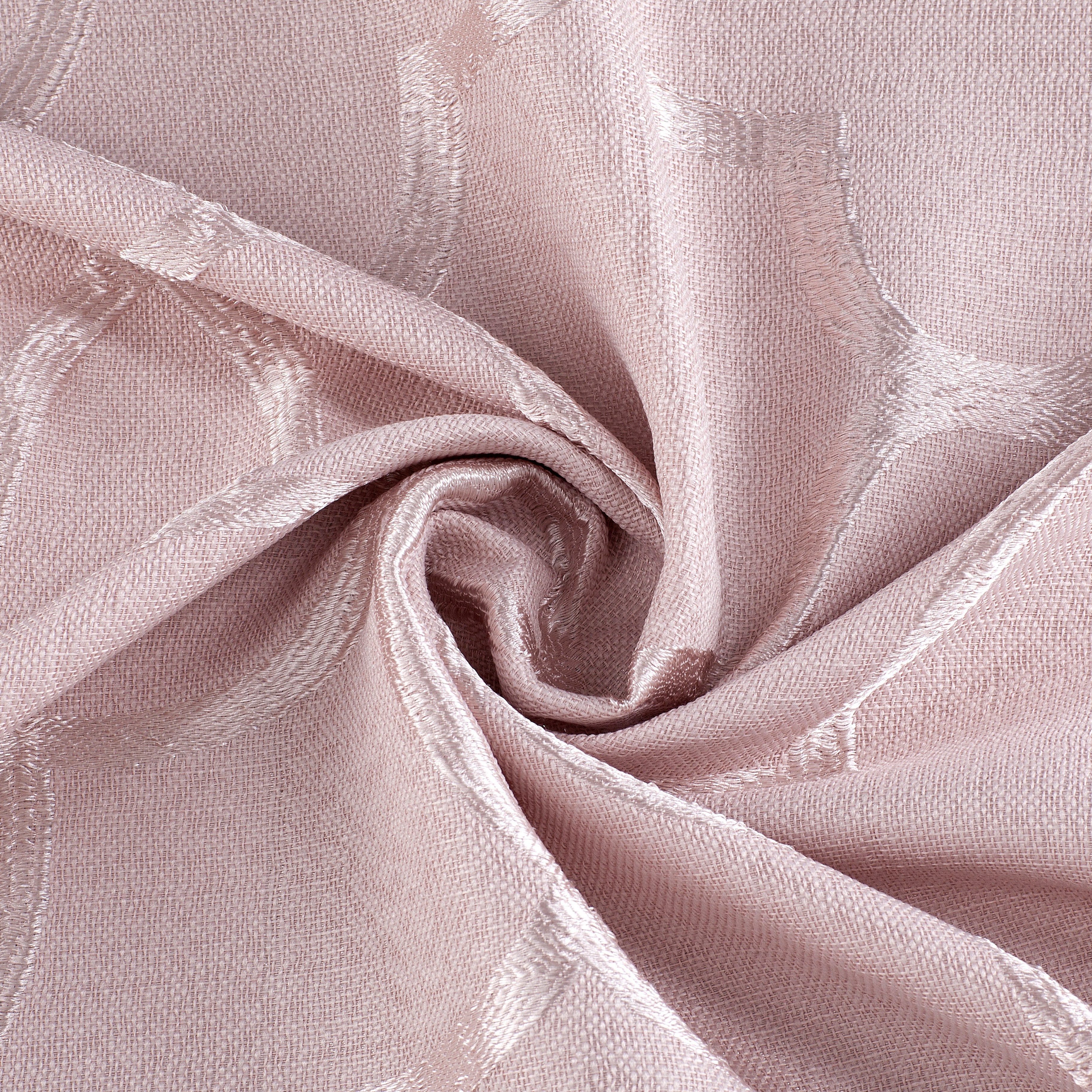 Dainty Home Carly Contemporary Luxurious Satin Embroidered Damask Design Room Darkening Grommet Panel Pair