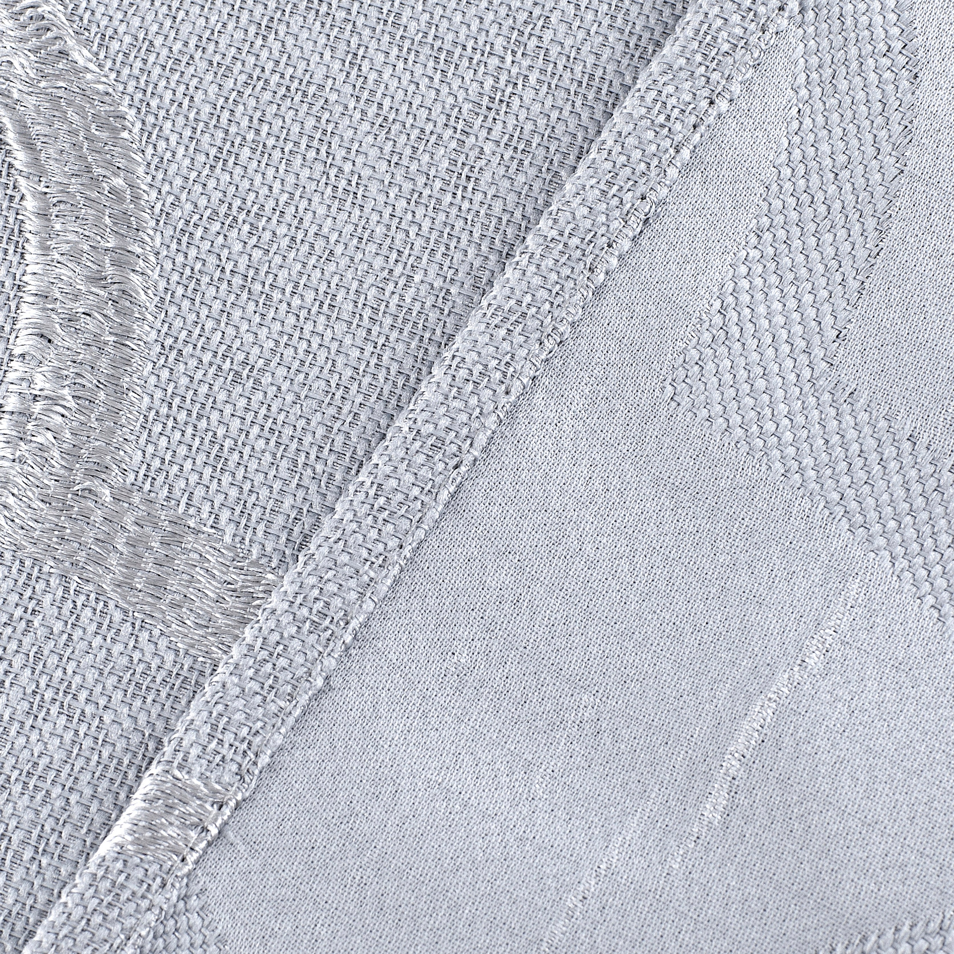 Dainty Home Carly Contemporary Luxurious Satin Embroidered Damask Design Room Darkening Grommet Panel Pair