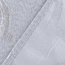 Load image into Gallery viewer, Dainty Home Carly Contemporary Luxurious Satin Embroidered Damask Design Room Darkening Grommet Panel Pair