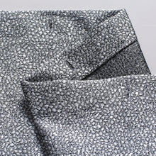 Load image into Gallery viewer, Dainty Home Little Rock 3D Floral Textured Wave Weaved Lurex Little 3D Rock Designed Fabric Shower Curtain 70" x 72"