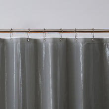 Load image into Gallery viewer, Dainty Home 14-Piece Bath Set with 1 Waffle 70 in. x 72 in. Shower Curtain, 1 Peva Liner and 12 Stainless Steel Rollerball Hooks