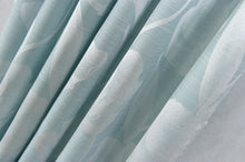 Load image into Gallery viewer, Dainty Home Lily 3D Floral Textured Weaved Lurex Floral Designed Fabric Shower Curtain