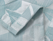 Load image into Gallery viewer, Dainty Home Lily 3D Floral Textured Weaved Lurex Floral Designed Fabric Shower Curtain