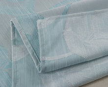 Load image into Gallery viewer, Dainty Home Lily 3D Floral Textured Weaved Lurex Floral Designed Fabric Shower Curtain