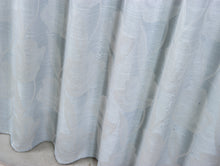 Load image into Gallery viewer, Dainty Home Lily 3D Floral Textured Weaved Lurex Floral Designed Fabric Shower Curtain