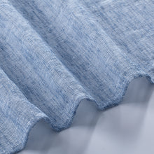 Load image into Gallery viewer, Dainty Home Natural Tassels 3D Linen Look Textured Tassels Designed Shower Curtain