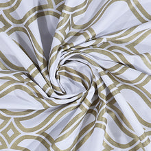 Load image into Gallery viewer, Dainty Home 100% Cotton Printed Diamonte Designed 70" x 72" Shower Curtain