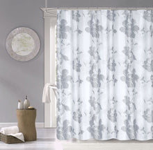 Load image into Gallery viewer, Dainty Home 100% Cotton Printed Flower Burst Designed 70" x 72" Shower Curtain
