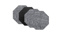 Load image into Gallery viewer, Dainty Home Amalfi Faux Leather Reversible 2 Pattern 15&quot; x 15&quot; Octagon Placemat Set
