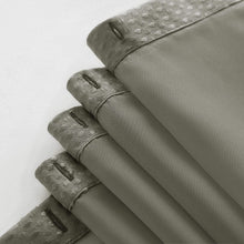 Load image into Gallery viewer, Dainty Home Complete 2 in 1 Waffle Weave Hotel Spa Style Fabric Shower Curtain Snap On/Off Waterproof Detachable Liner Set