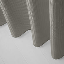 Load image into Gallery viewer, Dainty Home Complete 2 in 1 Waffle Weave Hotel Spa Style Fabric Shower Curtain Snap On/Off Waterproof Detachable Liner Set