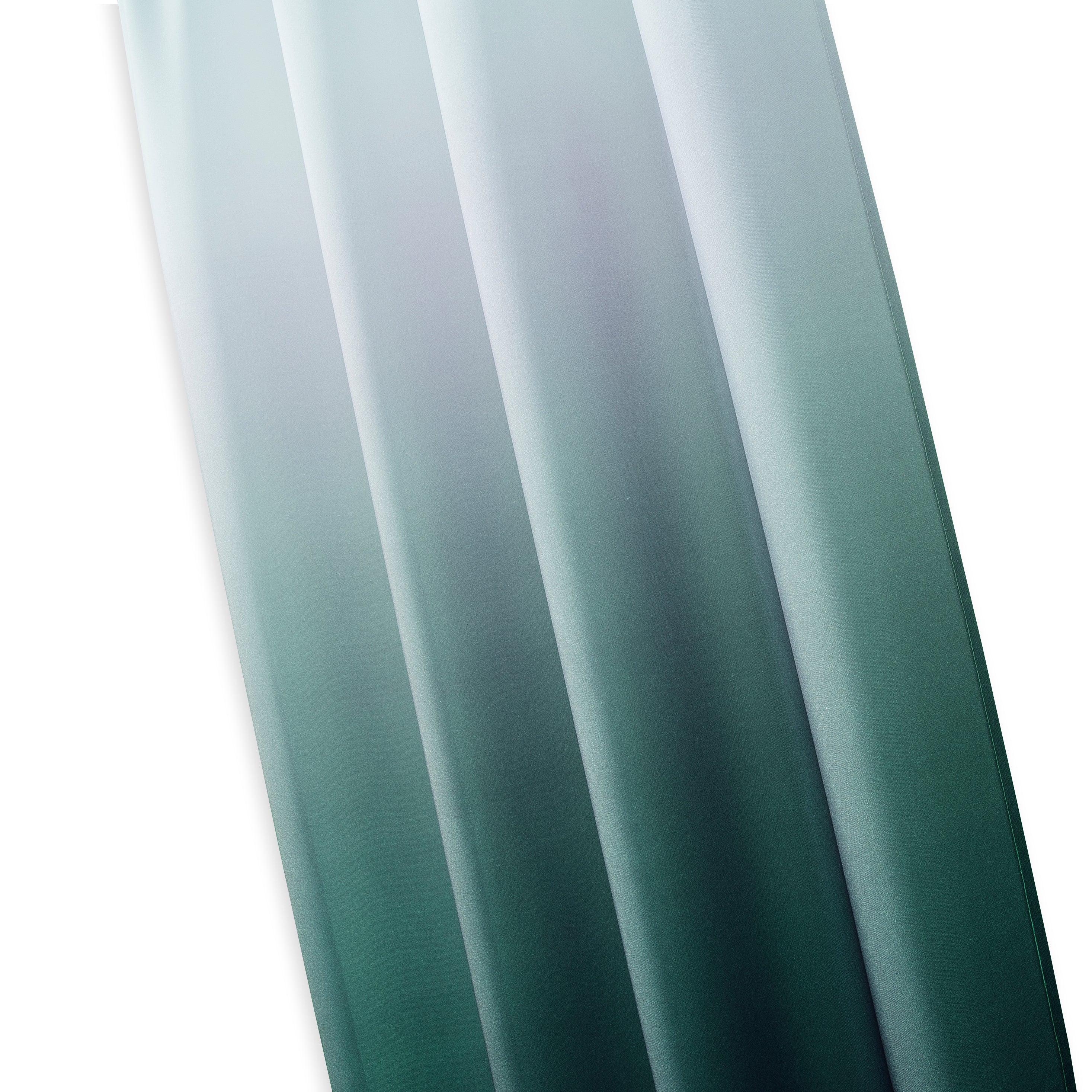 Dainty Home Shades Gradient Ombre Design Heavy Room Darkening Rod Pocket Set Of 4 Window Panels