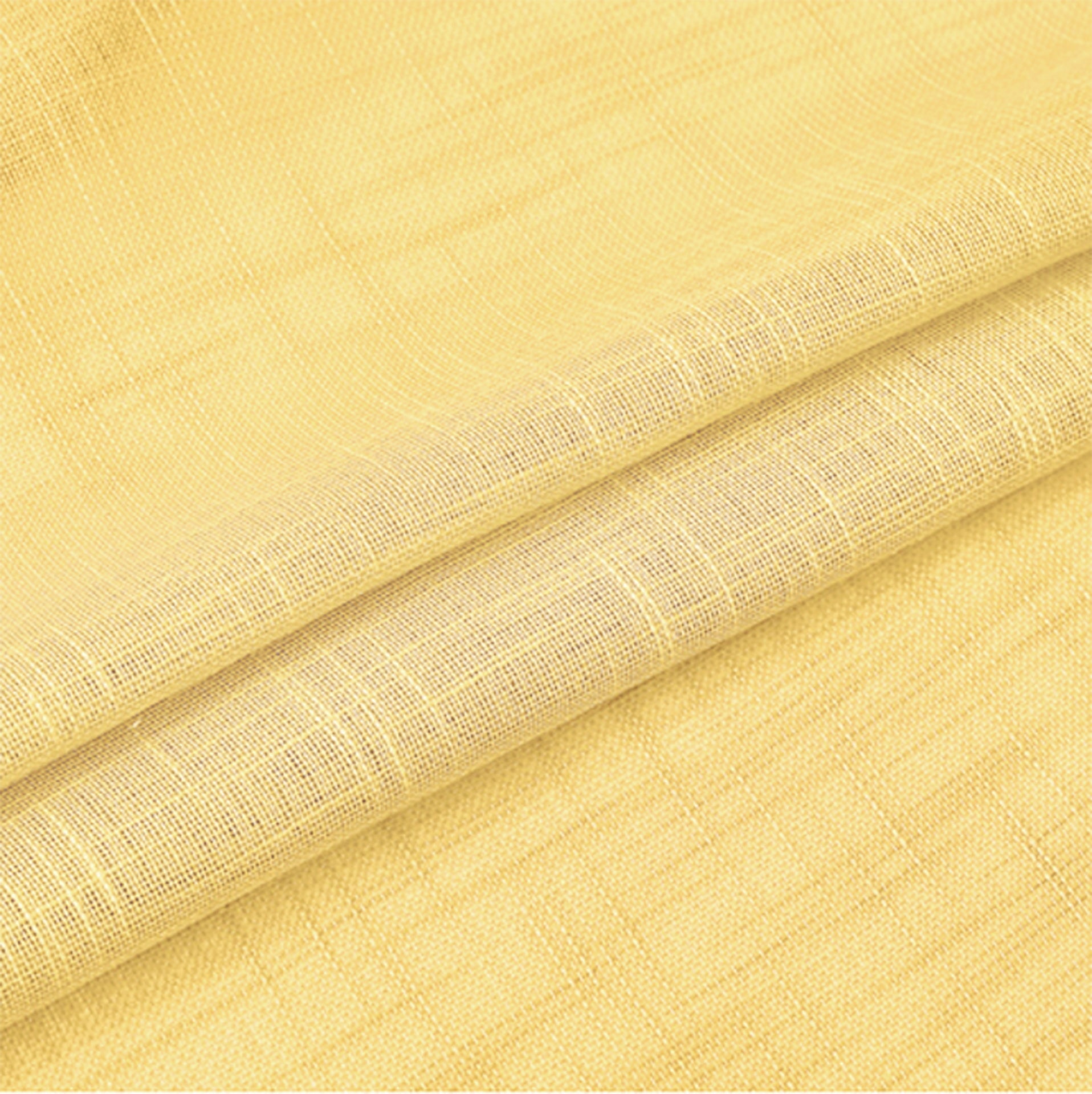 Dainty Home Hannah Solid Criss-Cross Weave Fabric Semi-Sheer Airy & Breathable Light Filtering Grommet Panel Pair