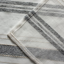 Load image into Gallery viewer, Dainty Home Horizons Linen Look Striped Window Panel Pair